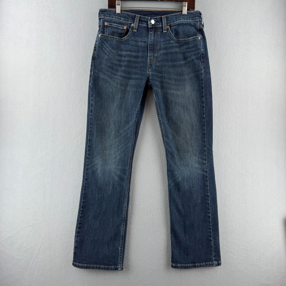 Levis Jeans Mens 32x32 (Fits 32x31) Blue Denim 517 Bootcut